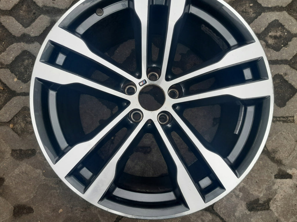 1x Alufelge 20 Zoll 11.0" 5x120 37ET Glanz Silber BMW X5 F15 F16 Mg Rim Wheel FEL6553318790eq