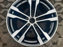 Load image into Gallery viewer, 1x Alufelge 20 Zoll 11.0" 5x120 37ET Glanz Silber BMW X5 F15 F16 Mg Rim Wheel FEL6553318790eq