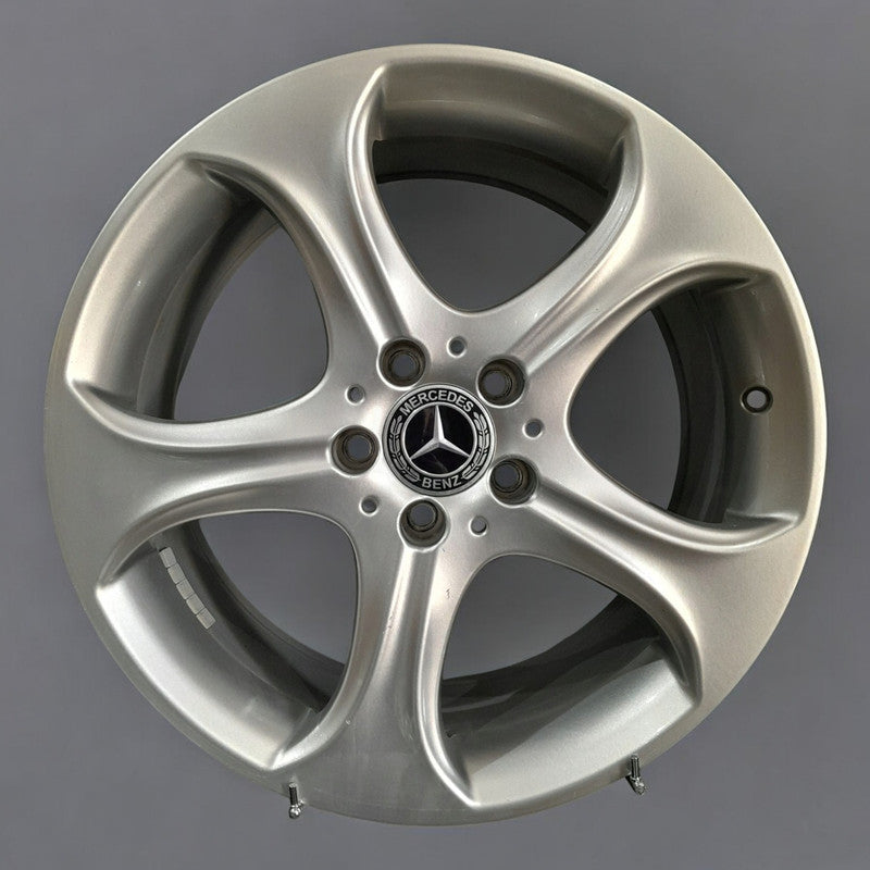 1x Alufelge 18 Zoll 8.5" 5x112 56ET Matt Silber A2054010700 Mercedes-Benz A205