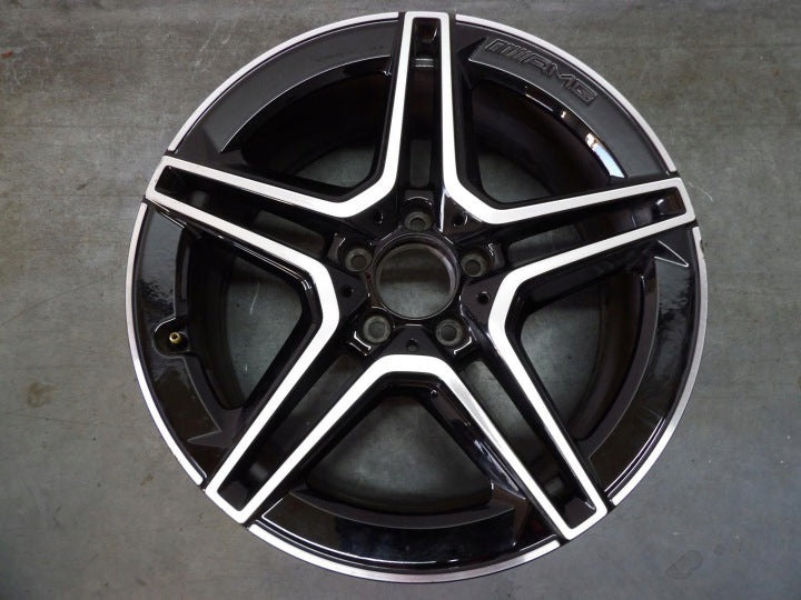 1x Alufelge 18 Zoll 7.5" 5x112 49ET Glanz Schwarz A1774011500 Mercedes-Benz W177 FEL1747955835in