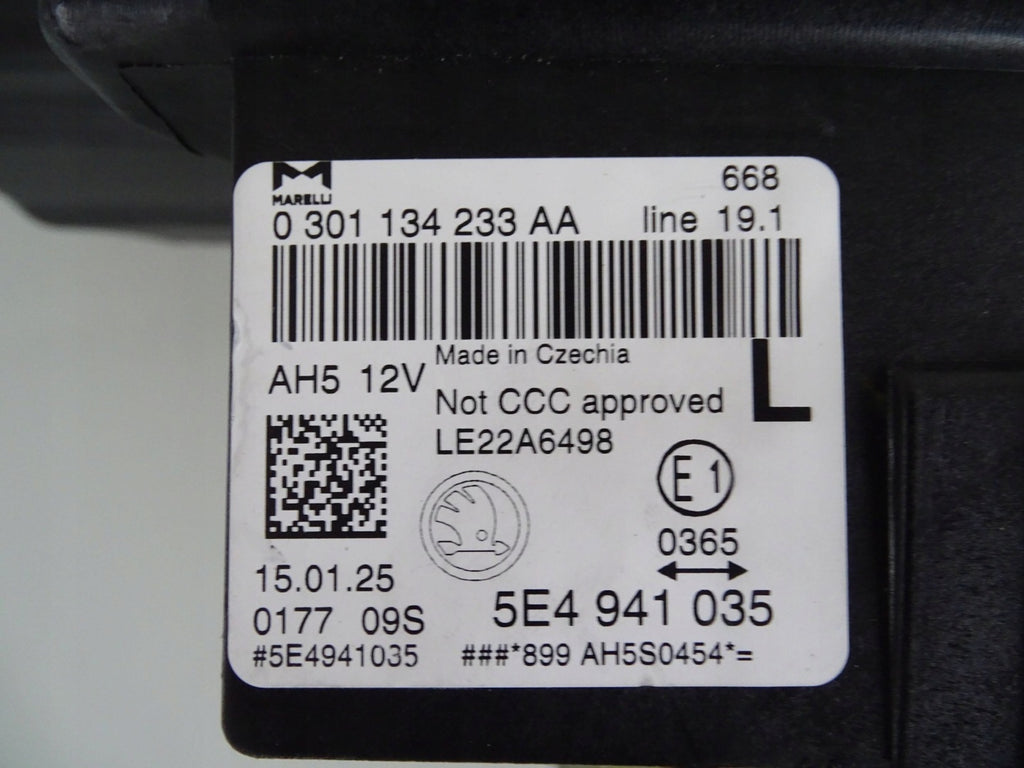 Frontscheinwerfer Skoda Octavia I 5E4941035 LED Links Scheinwerfer Headlight SCH7130022938qq