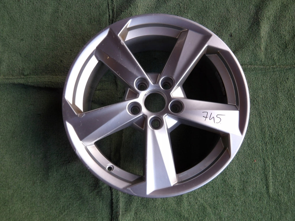 1x Alufelge 17 Zoll 7.0" 5x112 45ET Glanz Silber 81A601025B Audi Q2 Rim Wheel FEL5448304345po