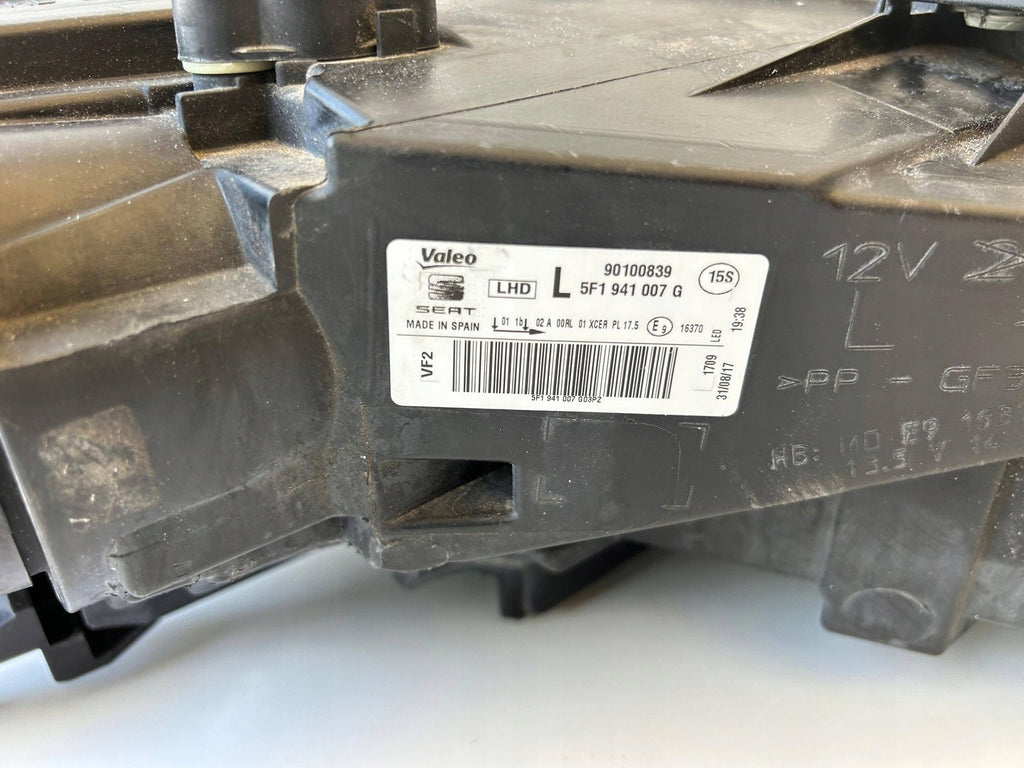 Frontscheinwerfer Seat Leon 5F1941007G 5F1941008G Ein Satz Headlight SCH1123362630nl