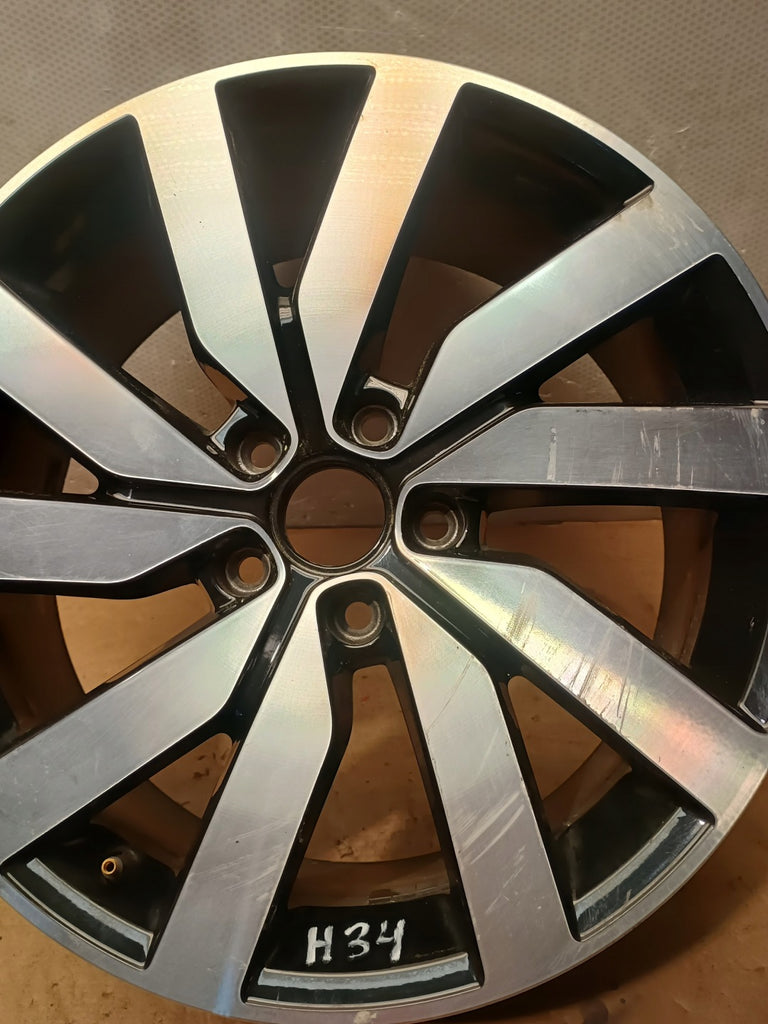 1x Alufelge 18 Zoll 7.5" 5x112 51ET Glanz Schwarz 5G0601025AL VW Golf VII I FEL3745936573hl