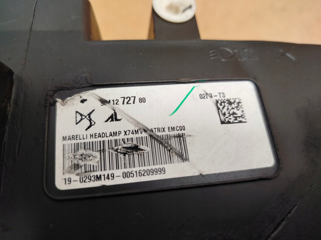 Frontscheinwerfer Citroën Ds Crossback 9841272780 Full LED Rechts Headlight SCH3923732340tf