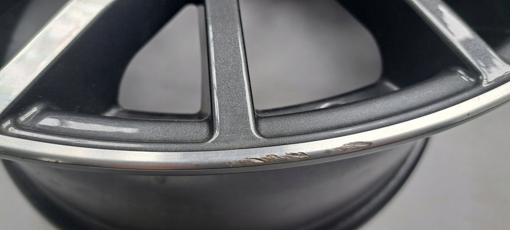 1x Alufelge 19 Zoll 9.5" 5x114.3 45ET Glanz Schwarz Rim Wheel FEL8139722987qx