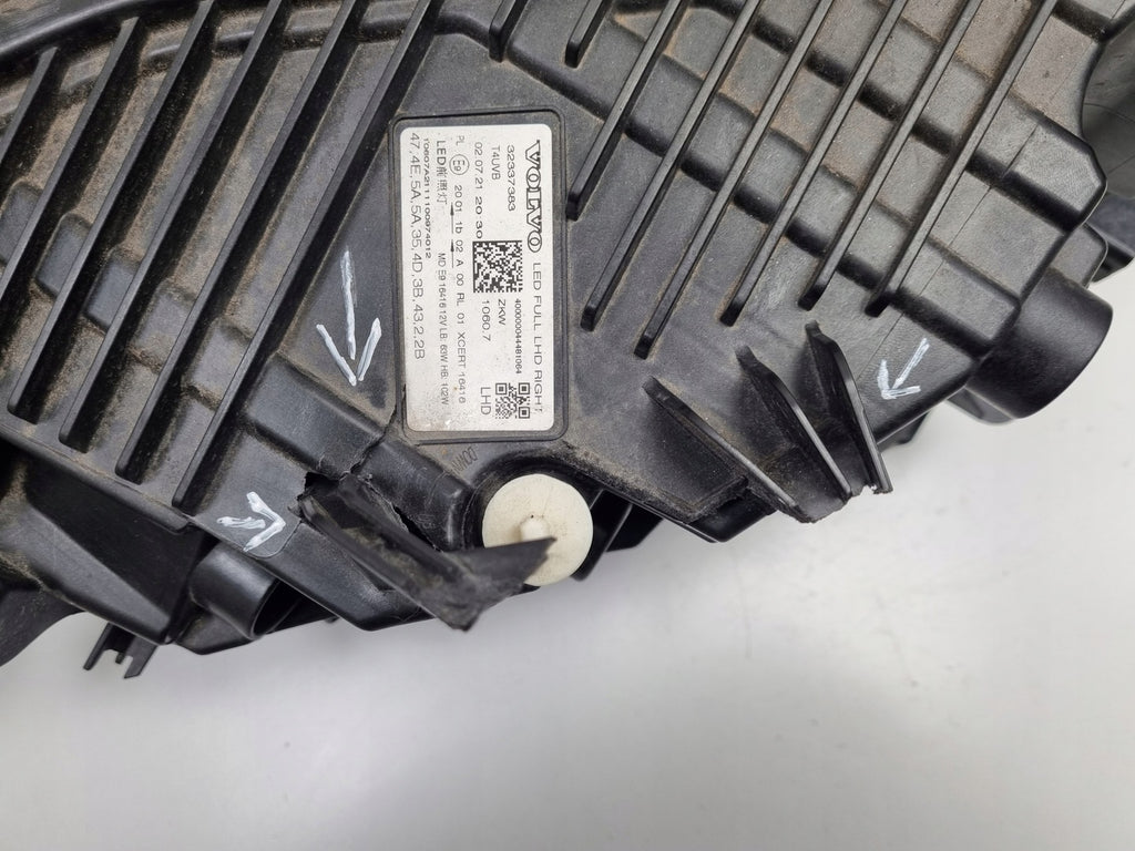 Frontscheinwerfer Volvo Xc60 II 32337383 LED Rechts Scheinwerfer Headlight SCH6720075872pe