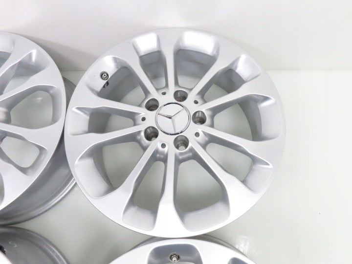 4x Alufelge 17 Zoll 6.5" 5x112 38ET A1564011700 Mercedes-Benz Gla Rim Wheel FEL8059739059bk