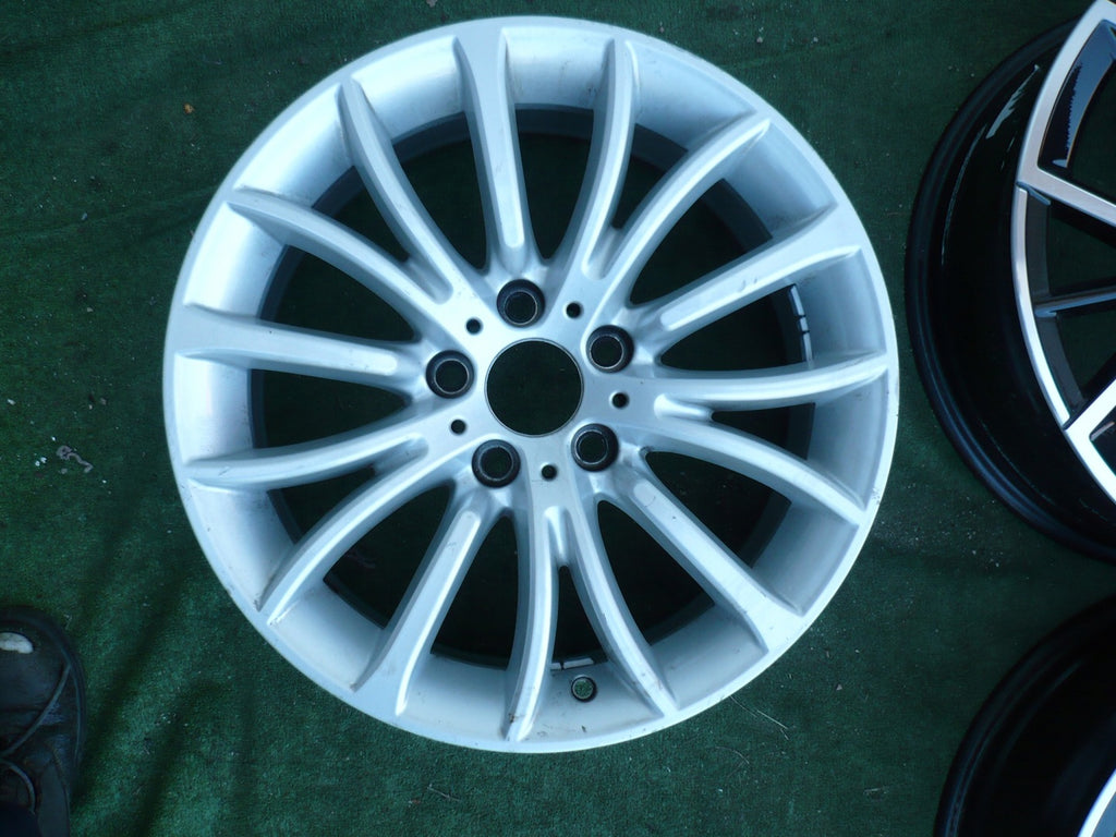 1x Alufelge 18 Zoll 8.0" 5x120 30ET Glanz Silber 6883414 BMW F11 F10 F12 F13