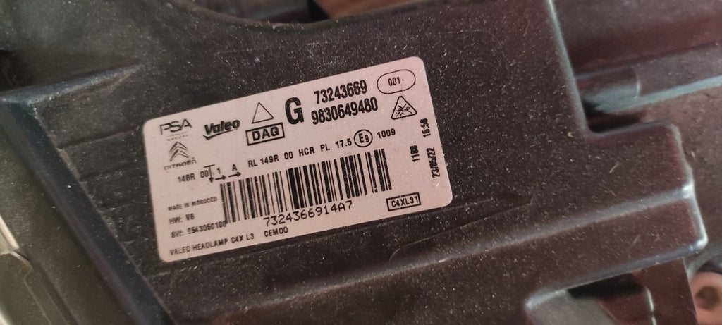 Frontscheinwerfer Citroën C4 III 9830649480 LED Links Scheinwerfer Headlight SCH8788813395si