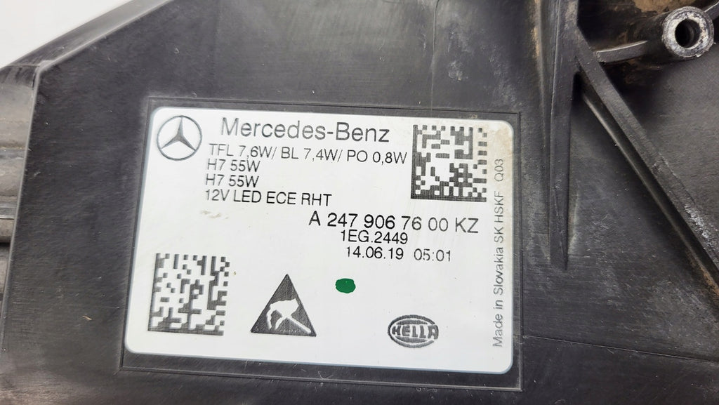 Frontscheinwerfer Mercedes-Benz W247 A2479067600KZ Ein Stück (Rechts oder Links) SCH8352531490kc
