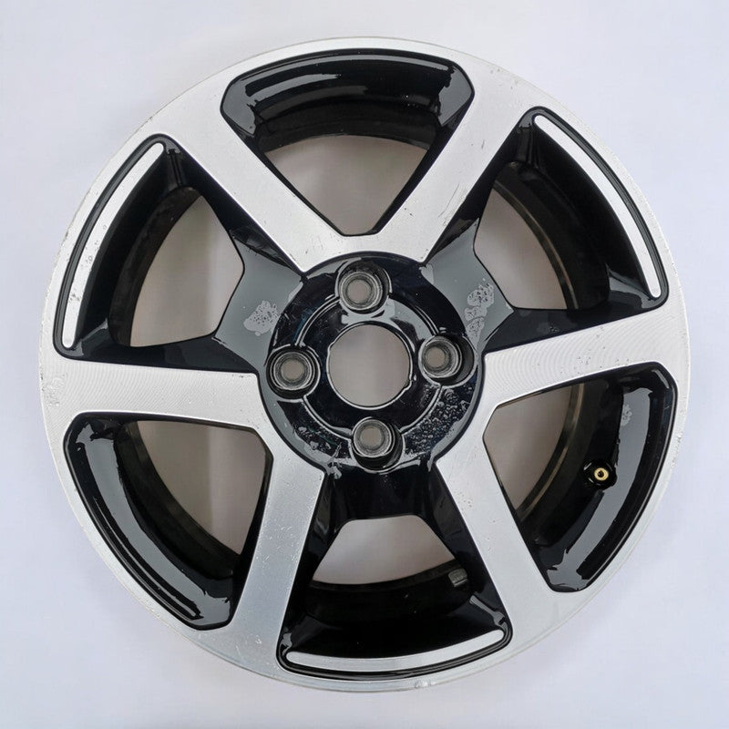 1x Alufelge 15 Zoll 5.5" 4x100 36ET Glanz Schwarz 403000684R Renault Twingo