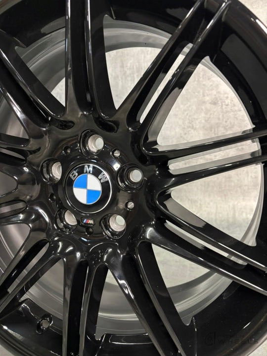 1x Alufelge 19 Zoll 8.0" 5x120 37ET Glanz Schwarz 8037141 BMW E91 E93 E90 E92 FEL5316237261bh