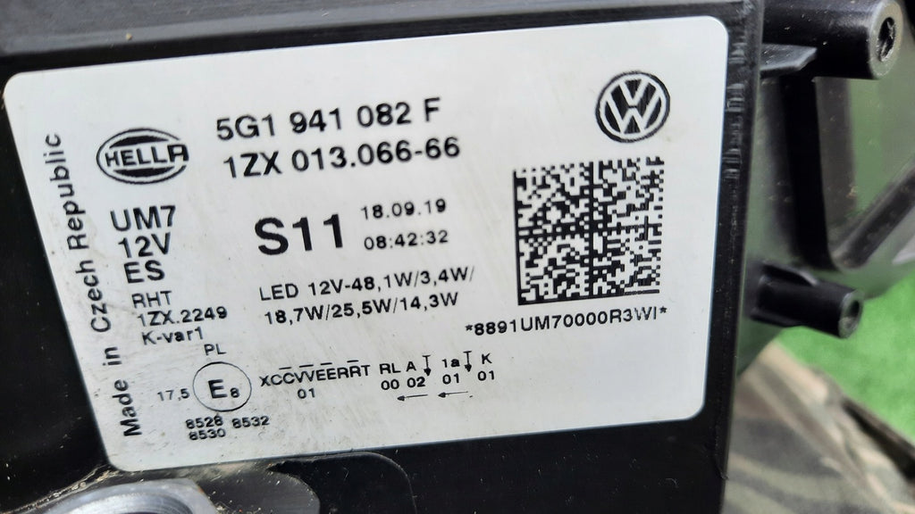 Frontscheinwerfer VW Golf VII 5G1941082F Full LED Rechts Scheinwerfer Headlight SCH1297484377vg