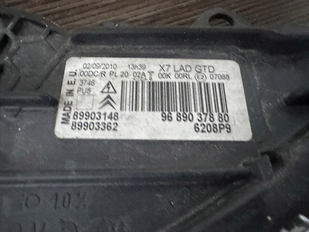 Frontscheinwerfer Citroën C5 III 9689037880 Xenon Links Scheinwerfer Headlight