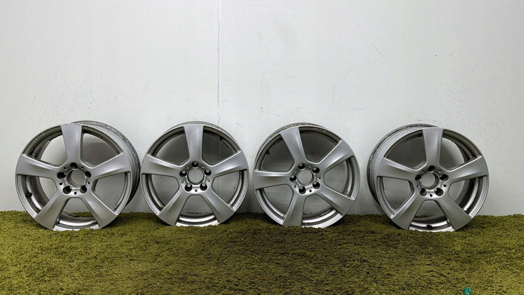 4x Alufelge 17 Zoll 8.0" 5x112 35ET Matt Silber Mercedes-Benz W168 Rim Wheel FEL5311927235tr