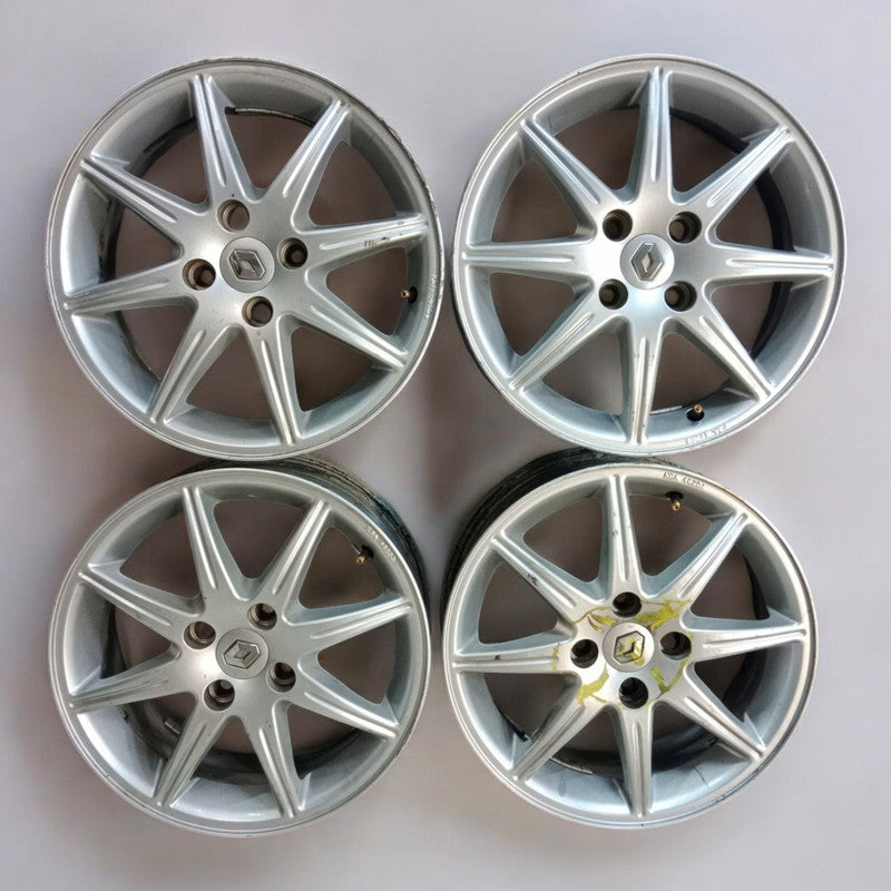 1x Alufelge 15 Zoll 6.0" 4x100 Renault Rim Wheel