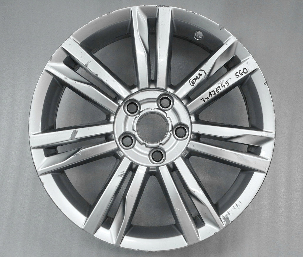 1x Alufelge 17 Zoll 7.0" 5x112 49ET Glanz Silber 5G0601025BS VW Golf Viii FEL5459731502wx