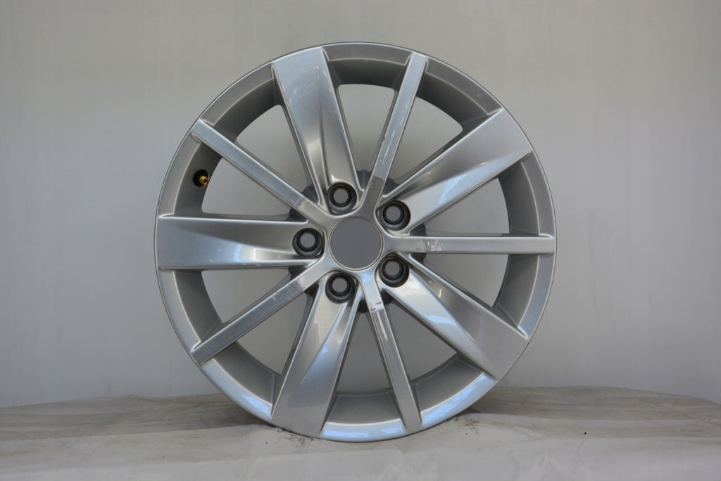 1x Alufelge 15 Zoll 6.0" 5x100 38ET Glanz Silber 6C0601025 Vw Rim Wheel FEL2448199690nc