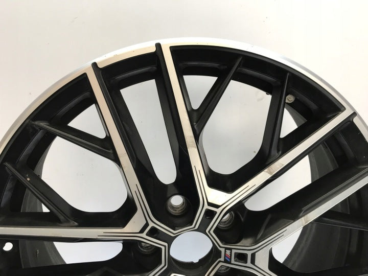 1x Alufelge 19 Zoll 8.0" 5x112 54ET Glanz Schwarz 6856093 BMW 2 F44 1 F40 FEL7830841341hy