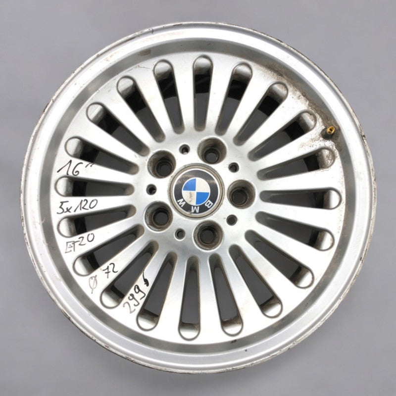 1x Alufelge 16 Zoll 7.0" 5x120 20ET Glanz 1092209 BMW 1 Rim Wheel