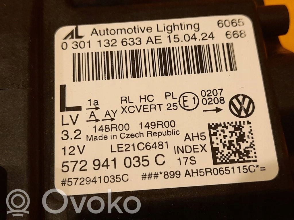 Frontscheinwerfer VW Tiguan 572941035C Links Scheinwerfer Headlight SCH4227673823bz