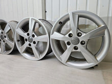 Laden Sie das Bild in den Galerie-Viewer, 4x Alufelge 16 Zoll 6.0" 5x112 48ET Glanz Silber 8V0071496 Audi A3 Rim Wheel FEL6262505610cp
