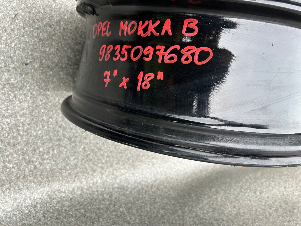 1x Alufelge 18 Zoll 7.0" 4x108 9835097680 Opel Mokka Rim Wheel FEL4852442585iz