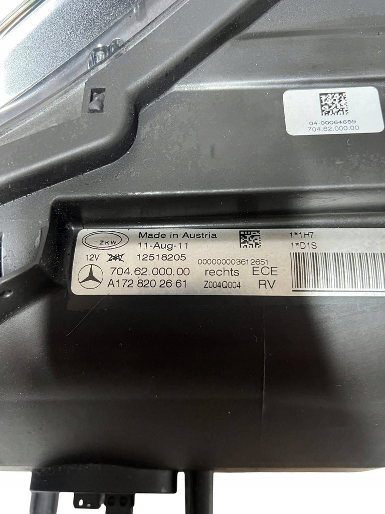 Frontscheinwerfer Mercedes-Benz Slk R172 A1728202661 Xenon Rechts Headlight SCH4867870980ds