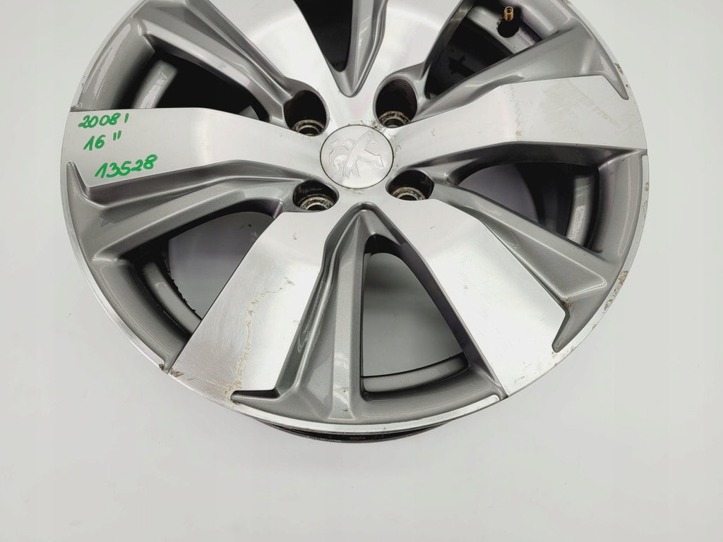 1x Alufelge 16 Zoll 6.5" 4x108 20ET Glanz Grau 9813557977 Peugeot 2008 I FEL8944166083wd