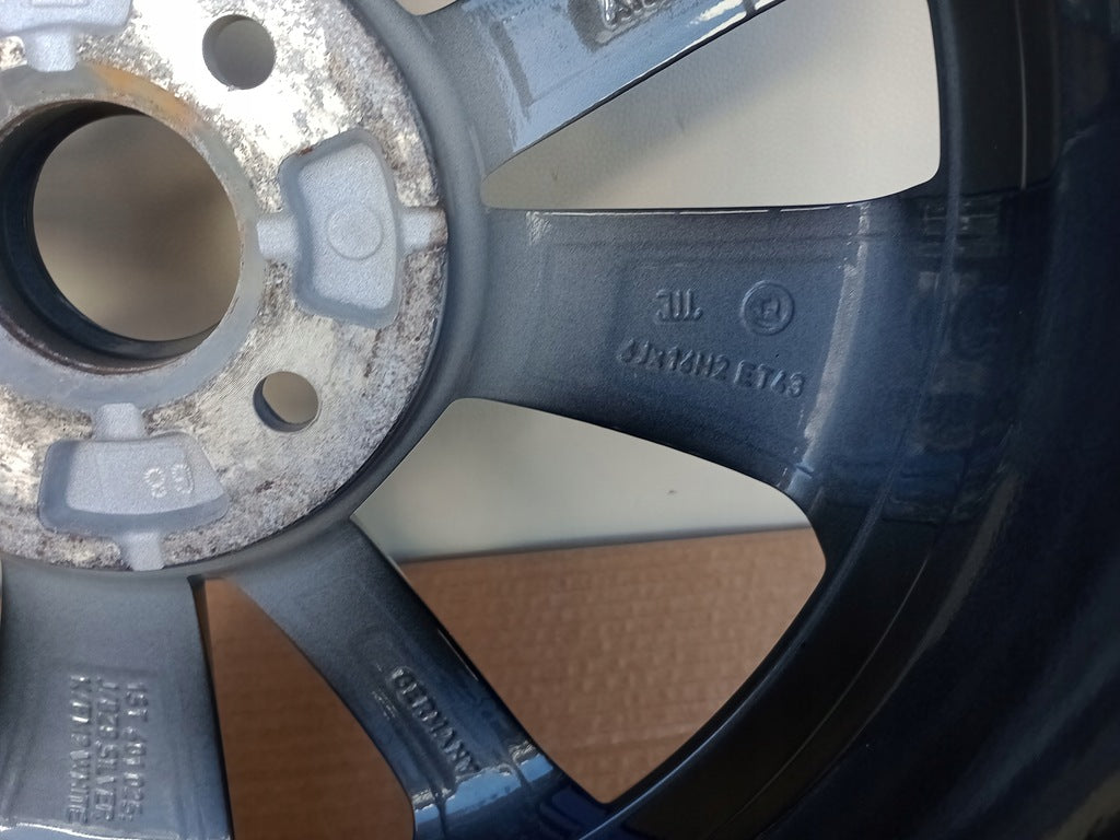 1x Alufelge 16 Zoll 6.0" 4x100 43ET Glanz Silber 1ST601025 Skoda Citigo FEL2000182807ie