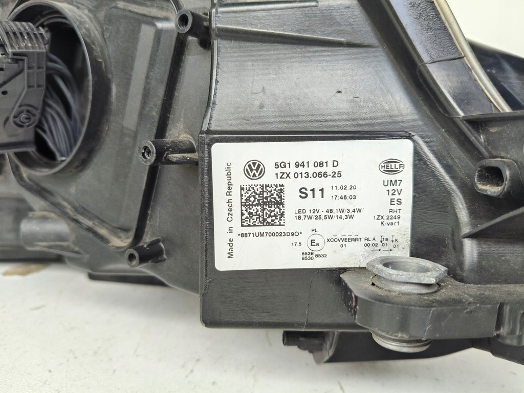 Frontscheinwerfer VW Golf VII 5G1941081D Full LED Links Scheinwerfer Headlight SCH2604989196qe
