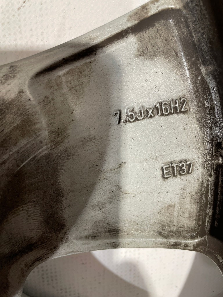 4x Alufelge 16 Zoll 7.5" 5x112 37ET Glanz Silber 4G0601025 Audi A6 Rim Wheel FEL3416282345ss