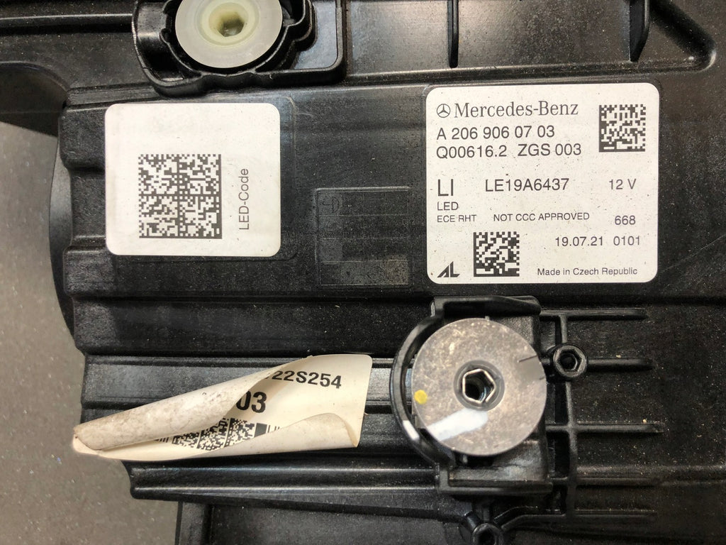 Frontscheinwerfer Mercedes-Benz A2069060703 Links Scheinwerfer Headlight SCH8734755649up