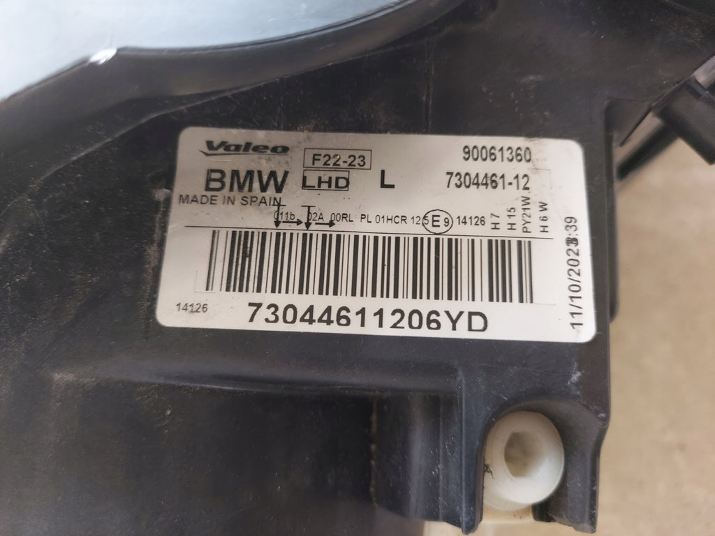 Frontscheinwerfer BMW F22 F23 7304461 Links Scheinwerfer Headlight SCH4141926096cc