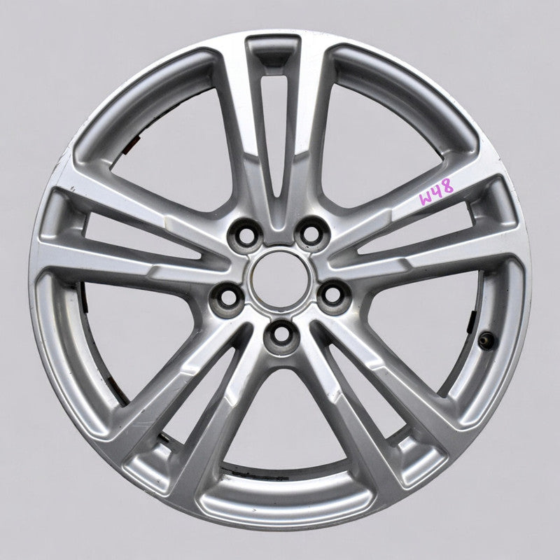 1x Alufelge 18 Zoll 7.0" 5x112 43ET Glanz Silber 8U0601025J Audi Q3 Rim Wheel