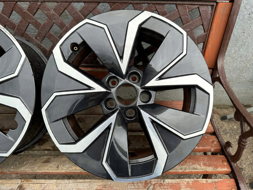 1x Alufelge 16 Zoll 6.0" 5x100 38ET Glanz Graphit 658601025 Mg Scala Kamiq