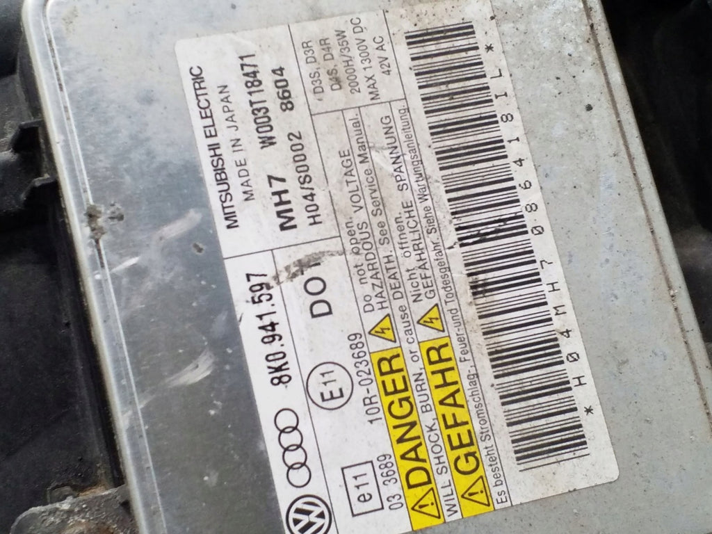 Frontscheinwerfer Audi A4 8K0941003C Links Scheinwerfer Headlight SCH8407970859hx