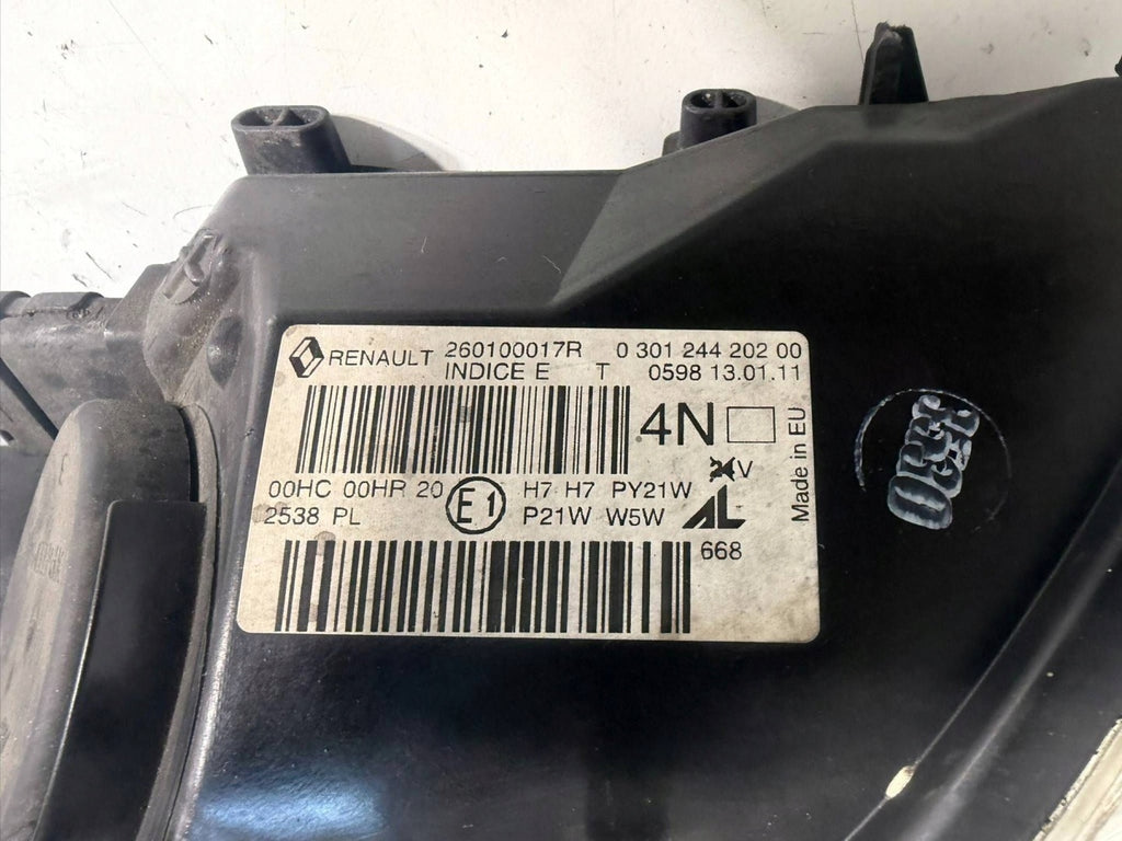 Frontscheinwerfer Renault Megane III 260100017R Rechts Scheinwerfer Headlight SCH9350684146jb