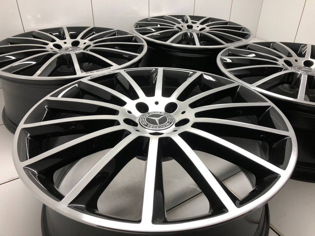 4x Alufelge 20 Zoll 8.0" 5x112 43ET Glanz Schwarz A2134012200 Mercedes-Benz Amg FEL5487350311cj