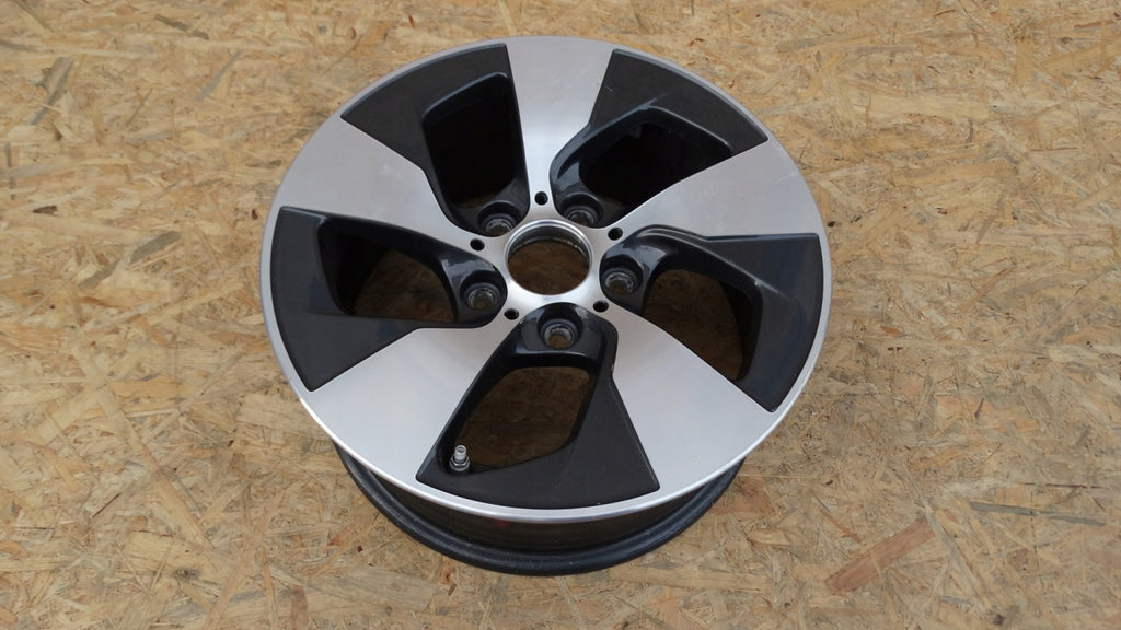 1x Alufelge 16 Zoll 7.0" 5x120 31ET Glanz Graphit 6870611 BMW 3 F30 F31 Mg FEL3020602199st