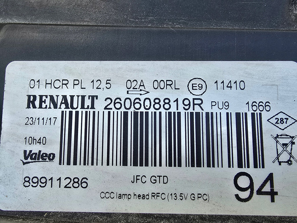 Frontscheinwerfer Renault Espace 260608819R LED Links Scheinwerfer Headlight SCH5687238094tc