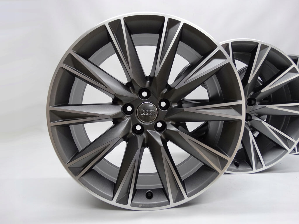 4x Alufelge 20 Zoll 9.0" 5x112 38ET Glanz Schwarz 4KE071490A Audi E-Tron FEL7806441088du