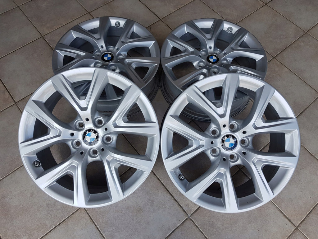 4x Alufelge 17 Zoll 6.5" 5x112 39ET Glanz Silber 6856076 BMW F39 X1 F48 FEL7931748250jz