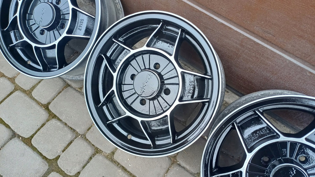4x Alufelge 14 Zoll 5.5" 4x100 38ET Ford Fiesta Sierra Escort Classic Courier FEL3218996529de