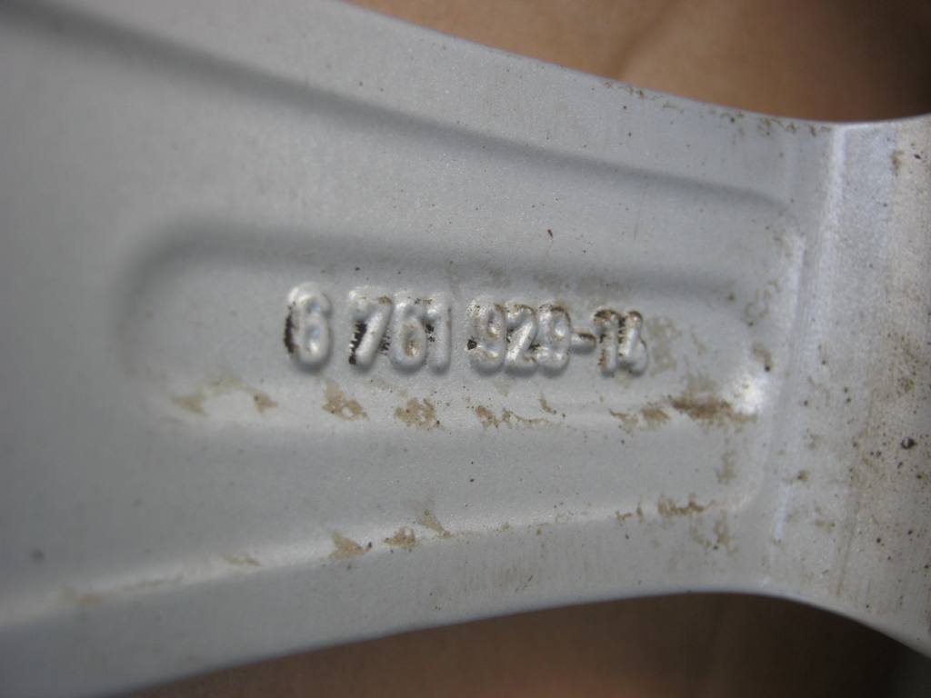 1x Alufelge 17 Zoll 7.5" 5x120 40ET 6761929 BMW E53 Rim Wheel