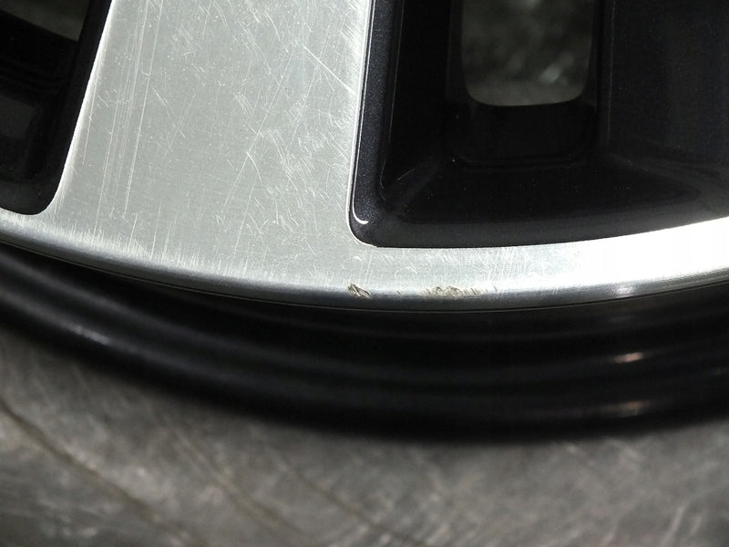 1x Alufelge 17 Zoll 6.5" 4x100 50ET Glanz Graphit AC4CH-T6 Mg Micra Rim Wheel