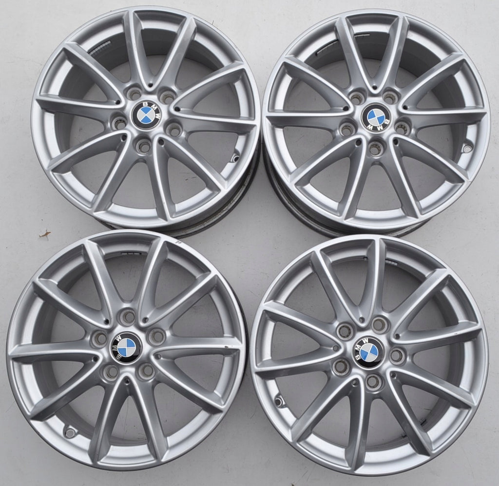 4x Alufelge 16 Zoll 7.0" 5x112 52ET Glanz Silber 6855080 BMW F44 F45 F46 FEL9900581587sc