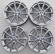 Laden Sie das Bild in den Galerie-Viewer, 4x Alufelge 16 Zoll 7.0" 5x112 52ET Glanz Silber 6855080 BMW F44 F45 F46 FEL9900581587sc