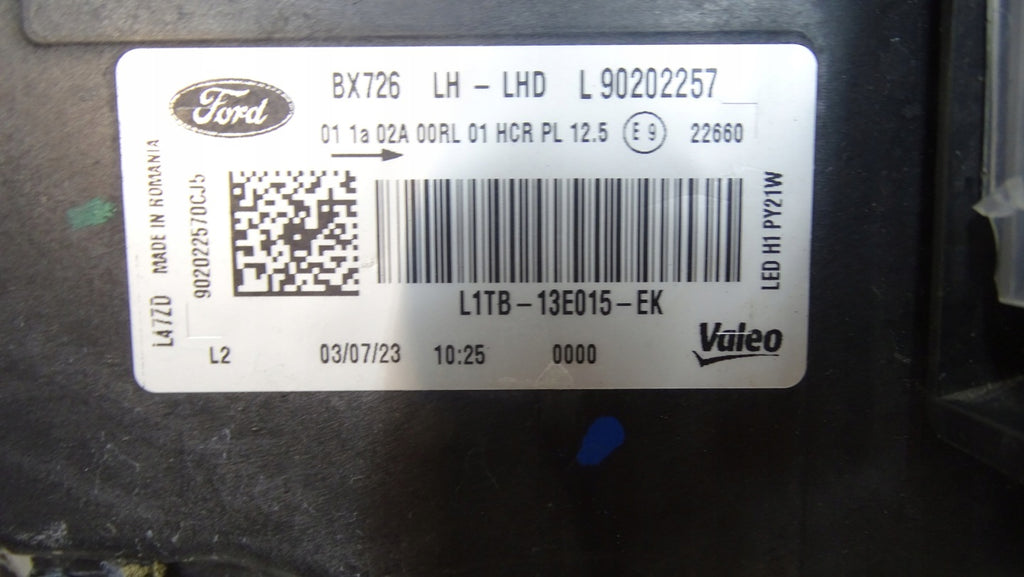 Frontscheinwerfer Ford Puma L1TB-13E015-EK LED Links Scheinwerfer Headlight SCH5692580040rt